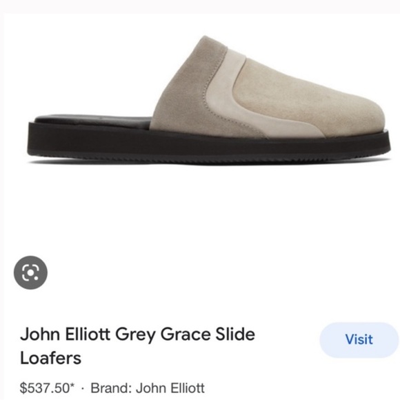NWT John Elliott Grace Slide desert suede leather slide sandal mule size 42 - Picture 4 of 11